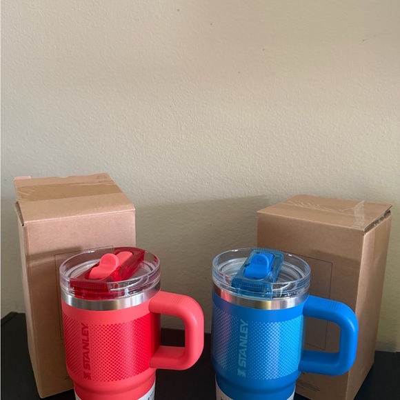 Stanley Vibrant Red and Blue Travel Mugs - Picture 1 of 2